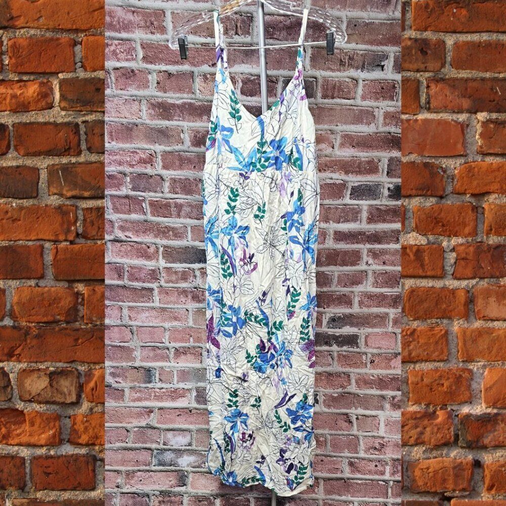 Women's ISABEL Maternity Tie Back Woven Maxi Dress‎ XXL